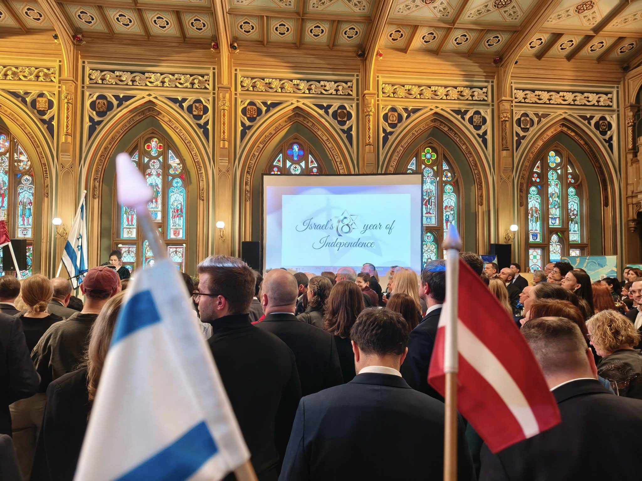 Celebrating Israel Independence Day in Riga